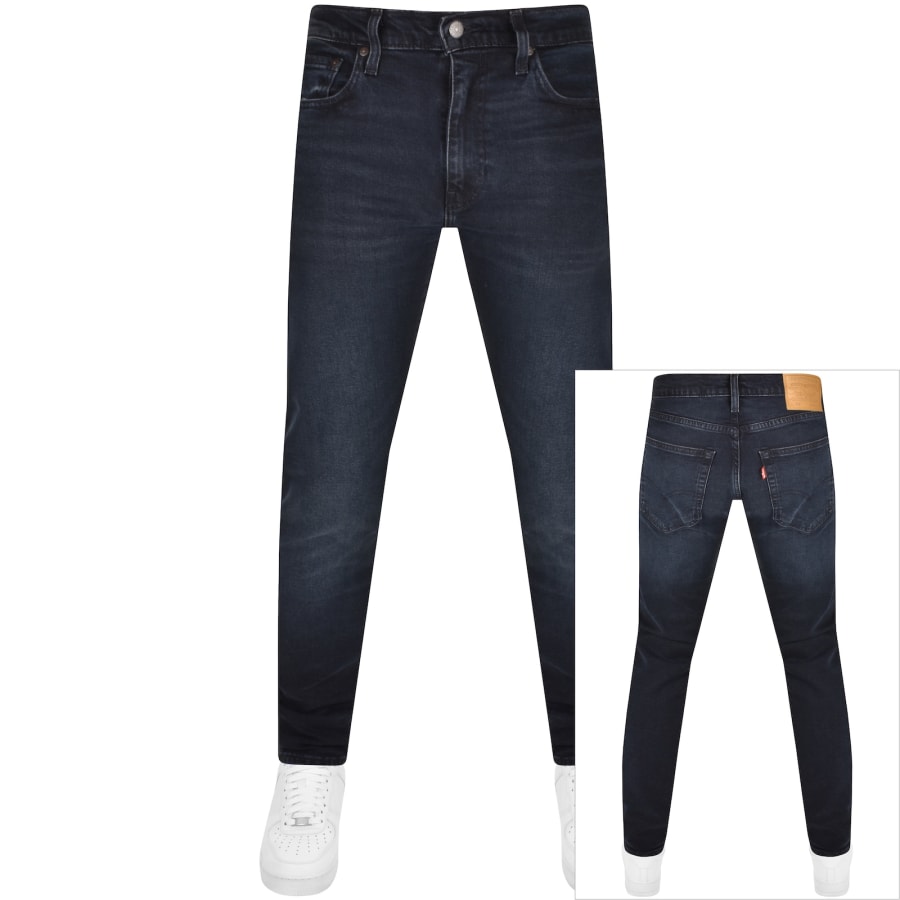 Levis 512 Slim Tapered Jeans Dark Wash Blue Mainline Menswear Denmark